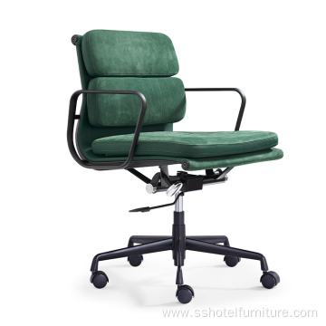 Green Mid Back Visitor Executive Swivel Office Chair